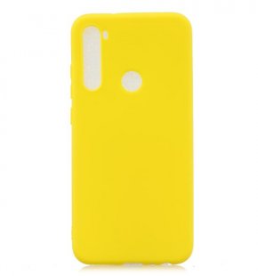 Wholesale Soft Candy Color Frosted Surface Shockproof TPU Back Cover Mobile Phone Case yellow For Redmi NOTE 8 NOTE 8 Pro