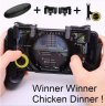 Wholesale PUBG Mobile Phone Shoot Game Controller - Gamepad for Knives Out L1R1 Shooter Trigger Fire Button 3 in 1 for iOS Android