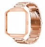 Wholesale for Fitbit Blaze Smart Watch Rose gold Stainless Steel Wrist Band Classic Bracelet Elegant Strap Frame