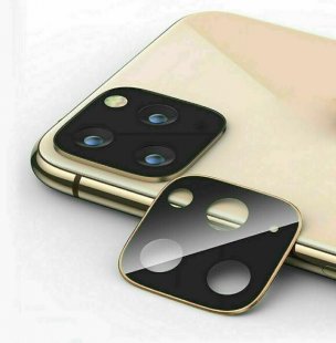 Wholesale Full Cover Tempered Glass Camera Lens Screen Protector Gold Phone Screen Film For iPhone 11/11 Pro/11 Pro Max