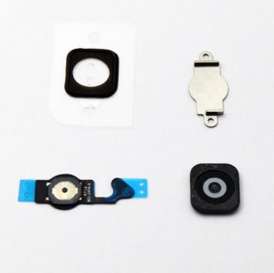 Wholesale with Flex Cable Key Cap white For iPhone 5 5G Home Button Flex Home Button Menu