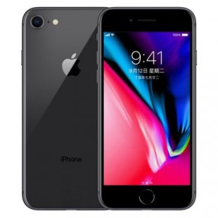 Wholesale Apple iPhone 8 12MP+7MP Camera 4.7-Inch Screen Hexa-core IOS 3D Touch ID LTE Fingerprint Phone with Euro Plug Adapter Deep gray_64GB