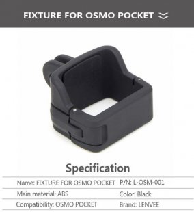 Wholesale for DJI OSMO Pocket Accessories fixed clip For Osmo Pocket Mount Tripod Backpack Clip