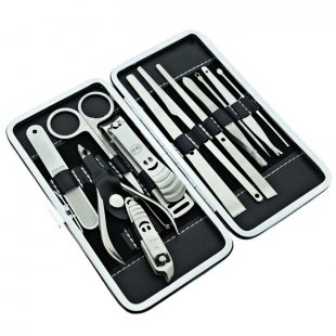 Wholesale 12PCS Pedicure Scissor Knife Kit Nail Manicure Set Earpick Utility Manicure Set Tools