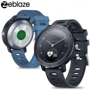 Wholesale Blood Pressure Monitor Smart Watch Exercise Tracking Sleep Tracking for Android iOS black Zeblaze Hybrid Smartwatch Heart Rate