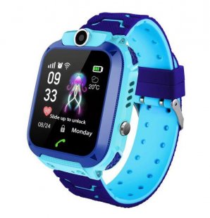 Wholesale Smart Phone Positioning Watch Waterproof Student Watch Blue New Children Waterproof Phone Watch