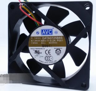 Wholesale Cooling Fan AVC DATA0725B8S 48V 0.2A 4wires