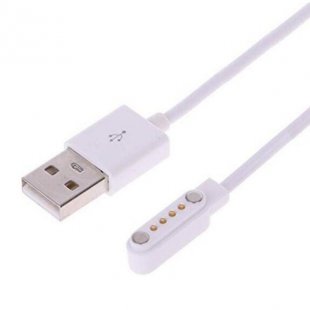 Wholesale USB Wire Power Adapter white USB Charging Cable Smart Watch Fast Charger Adapter Replacement Magnetic Charging Cables