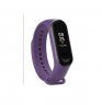 Wholesale for Xiaomi mi 3 Smart Bracelet Mi3 Accessories purple Silicone Wrist Strap Replacement