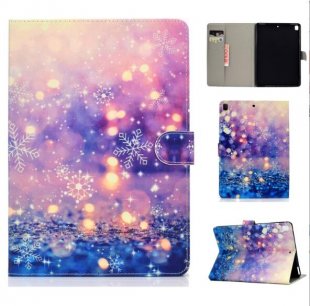 Wholesale Laptop Protective Case Color Painted Smart Stay PU Cover Purple quicksand For iPad 5/6/7/8/9-iPad Pro9.7-iPad 9.7