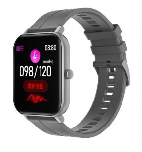 Wholesale Blood Pressure Blood Oxygen Sleep Monitoring Music Control Smart Bracelet gray Smart Watch Built-in Battery Temperature Heart Rate