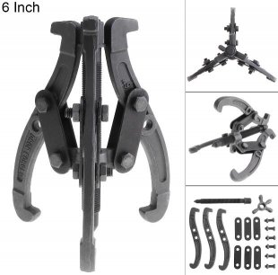 Wholesale 6 Inch Multifunction Standard Carbon Steel 2 claws / 3 claws Bearing Puller with 4 Single Hole Claw Pullers for Car / Mechanical Repairing