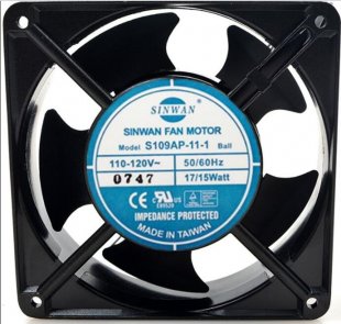 Wholesale SINWAN 123 S109AP-11-1 : 110V 17/15W 2wires cooling fan