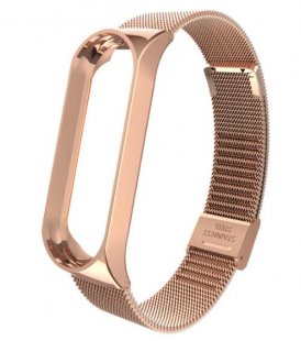 Wholesale for Xiaomi Mi Band 3 Strap Bracelet Miband 3 Wristbands Pulseira Miband3 Rose gold Mi Band 3 Wrist Strap Metal Screwless Stainless Steel