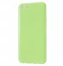 Abctay Cellphone Cover Glossy TPU Phone Case Anti-Dust Stain-proof Easy Install Screen Protector Fluorescent green For VIVO Y67/Y71