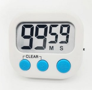 Wholesale with Stand Kitchen Timer Cooking Timer Alarm Clock White Large LCD Digital Magnetic Kitchen Countdown Timer Alarm