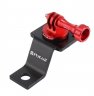 Wholesale for Go Pro 5 Session red PULUZ Aluminum Alloy Motorcycle Fixed Holder Mount Tripod Adapter