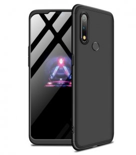 Abctay pro Ultra Slim PC Back Cover Non-slip Shockproof 360 Degree Full Protective Case black For Oppo Realme 3