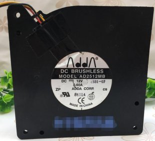 Wholesale ADDA AD2512MB 0.6A 12V cooler Heatsink axial Cooling Fan