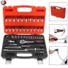 Wholesale 46pcs/set 1/4 Inch Automobile Motorcycle Car Repair Tool Precision Socket Wrench Set Ratchet Torque Wrench Combo Kit for Auto Repairing