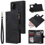 Wholesale Lite Case Smartphone Shell Wallet Design Zipper Closure Overall Protection Cellphone Cover 1 black For Samsung NOTE 10