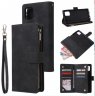 Wholesale Lite Case Smartphone Shell Wallet Design Zipper Closure Overall Protection Cellphone Cover 1 black For Samsung NOTE 10