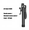 Wholesale for iPhone Xiaomi Huawei Gimbal Mobile Phone Black -110cm A21 Video Stabilizer Selfie Stick Tripod Bluetooth Tripod Selfie Stick Fill Light