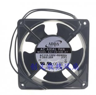 Wholesale ADDA AA1281UB-AT 110V 0.25/0.20A 2wires Cooling Fan