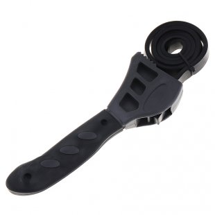 Wholesale 2 In 1 500mm Multifunctional Belt Wrench with Adjustable Rubber Strap and Black Frosted Handle for Auto Repair