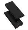 Wholesale Leather Mobile Phone Cover Magnetic Protective Case Bracket with Cards Slot black DUX DUCIS For One plus 8 pro