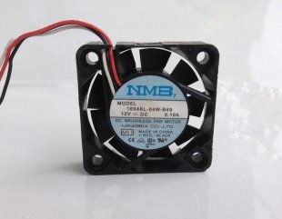 NMB 1604KL-04W-B49 12V 0.1A 3wires Cooling Fan