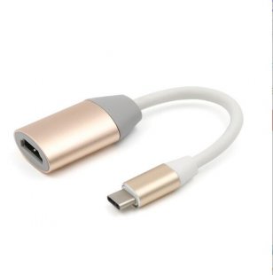 Wholesale to HDMI Video Conversion Cable Type C To HDMI Converter Adapter Cable Gold For Apple Mac laptop Type-c