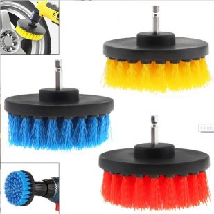 Wholesale 4 Inch Power Scrubber Brush for Cleaning Bathroom Carpet Tile Sink Plastic Mechanical Tool Brush