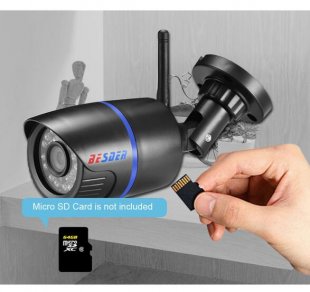 Wholesale CCTV Security IP Camera Wifi ONVIF Micro SD Card Slot 2 million pixels 960P (8mm) Wireless IP Camera 1080P Surveillance Waterproof