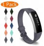 Wholesale For Fitbit Alta/Alta HR Band Secure Strap Wristband Buckle Bracelet Gray-blue_S