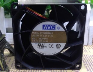 Wholesale AVC 8038 DYTB0838B2G : 12V 4.5A 4wires cooling fan