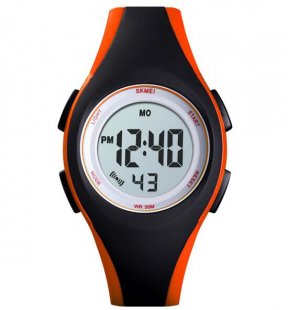 Wholesale Waterproof Electronic Children's Watch Orange Boys Girls Watch Fashion Luminous