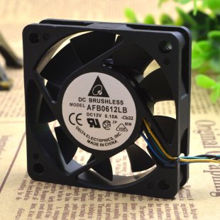 Wholesale DELTA AFB0612LB 12V 0.10A 4 Wires Cooling Fan