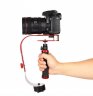 Wholesale Mobile Phone Stabilizer red Aluminum Alloy Stabilizer SLR Camera Bow Type Handheld Stabilizer Micro Single Bow Stabilizer