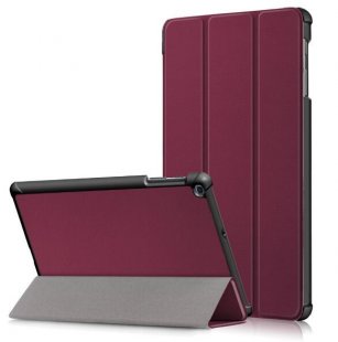 Wholesale Tablet PC Protective Case Flip Type Red wine For Samsung Tab A 10.1 2019 T510 t515