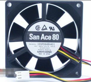 Wholesale Cooling Fan Sanyo 109P0848H401 48V 0.06A 3wires