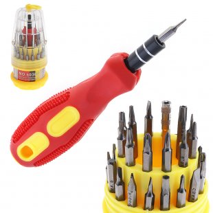 Wholesale Multifunction Precision Screwdriver Set with Rubber Handle and Pagoda Type Box for Mobile Phone / Laptop Repair