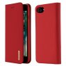 Wholesale Mobile Phone Cover Magnetic Leather Protective Case with Card Slot Bracket red For iPhone 9