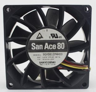 Wholesale Sanyo 9GV0812P4K03 12V 0.87/0.1A 10.4/1.2W Cooling Fan