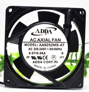 Wholesale ADDA 9250 AA9252MS-AT AC 220~240V 50/60Hz 0.07/0.06A AC Axial Fan,Motor Fan,Cooling Fan