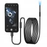 Endoscope Camera With Light, 200W Pixels HD Borescope With 6 LED Lights, 0.3IN Probe Structure, 9.8FT Semi-Rigid Snake Cabl, IP67 Waterproof Inspection Camera 1 meter