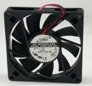 Wholesale Cooling Fan ADDA AD0812HB-D91 12V 0.3A 2wires