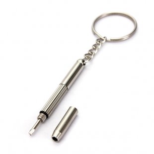 wholesale 3 in 1 Screwdriver Keyring Eyeglass Glasses Watch Repair Hand Tool