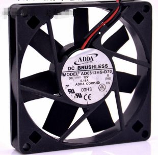 Wholesale ADDA 8015 AD0812HS-D70 12V 0.18A DC Brushless Cooling Fan