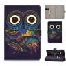 Wholesale 7Inches Color Painted PU Cover with Front Snap owl Universal Laptop Protective Case